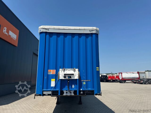 ผ้าใบกันน้ำแบบเลื่อน Krone HARDHOUTEN VLOER / SCHIJFREMMEN / 2.80M INW. HO...