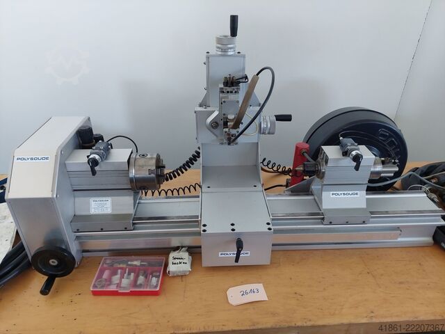 Circular seam welding machine with base frame POLYSOUDE Unbekannt