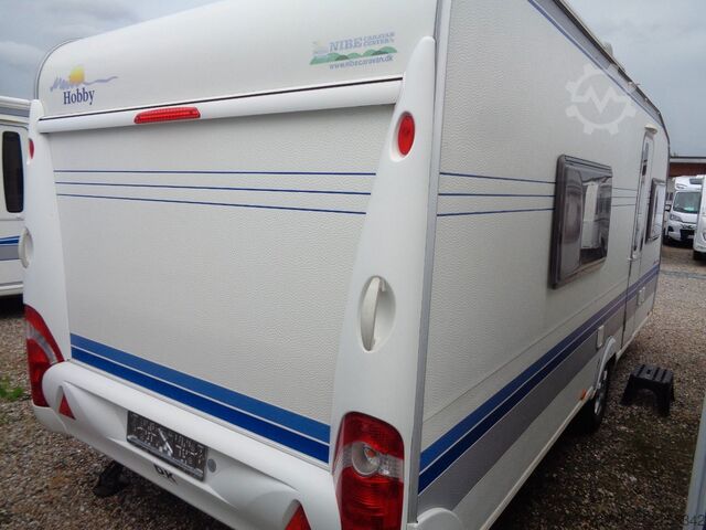 Wohnwagen HOBBY excellent 540 WLU*Mover*Vorzelt*Heckbad*Backofen
