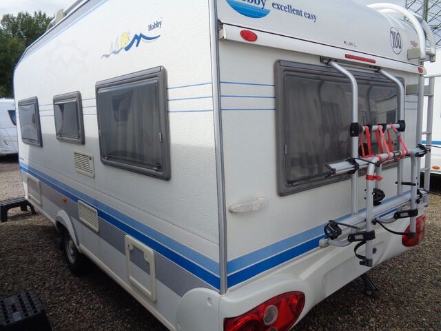 Wohnwagen HOBBY excellent easy 460 Ufe *Mover*Fahrradträger*