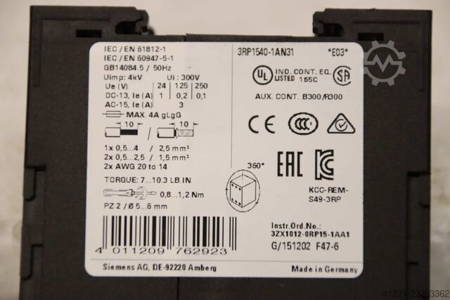  Siemens 3RP1540-1AN31