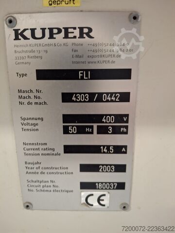 Máquina de junção de folha Kuper FLI