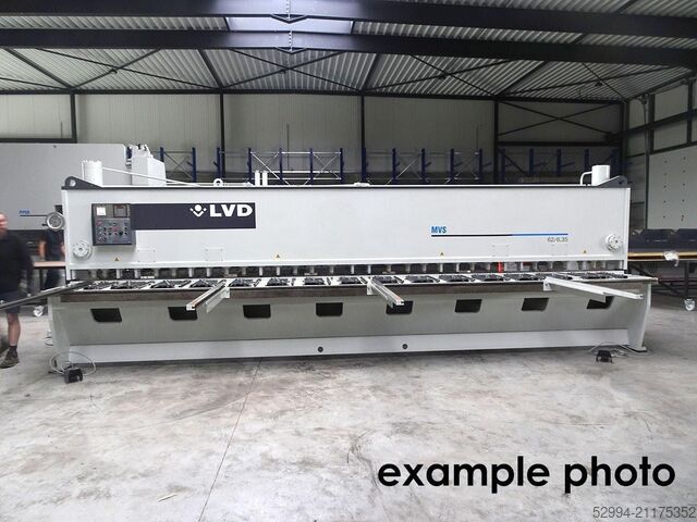 Gunting guillotine hidrolik LVD MVS 6200 x 6,35 mm