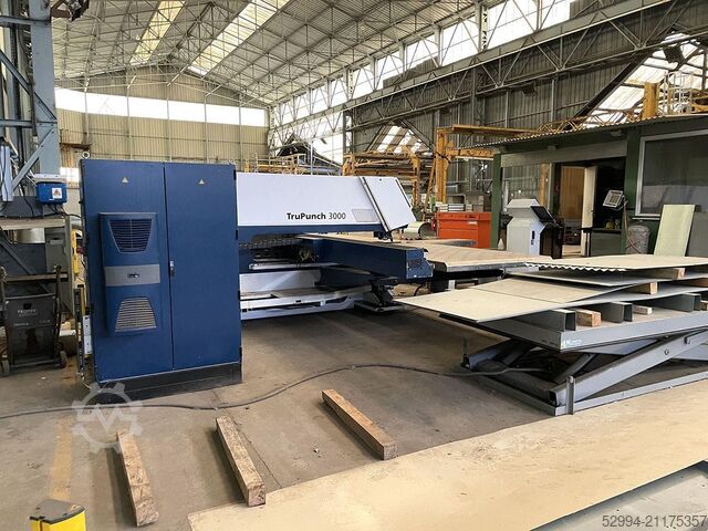 Mesin press stamping & punching lembaran logam tipis Trumpf TruPunch 3000 large format