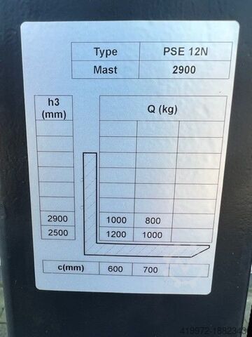 Empilhador de pedestres Noblelift PS E12B 2900