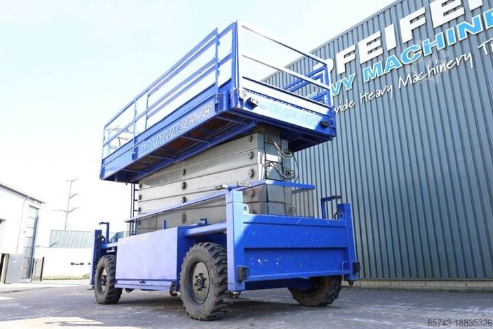 Scissor lift Liftlux SL245-25D 4WD Diesel, 4x4 Drive, 26.5m Working Hei