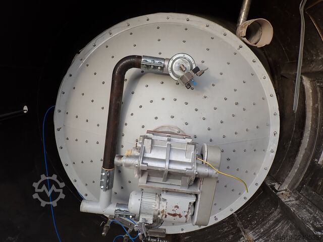 Silo de făină din aluminiu, 80 m³, ø 3.500 mm Ruwega 