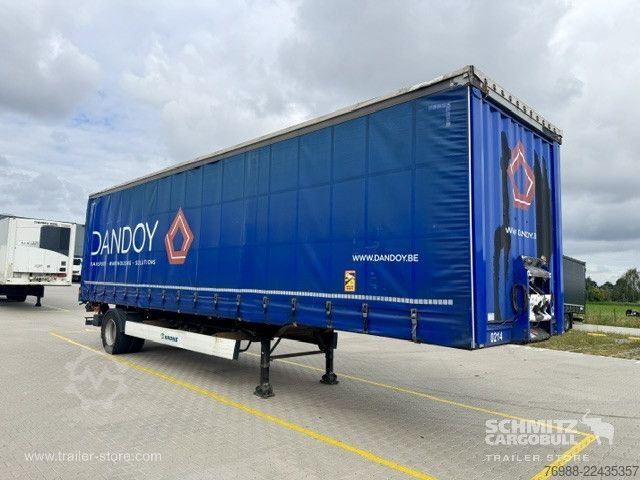 Semiremorcă deschisă cu prelată Krone Curtainsider Standard Ladebordwand