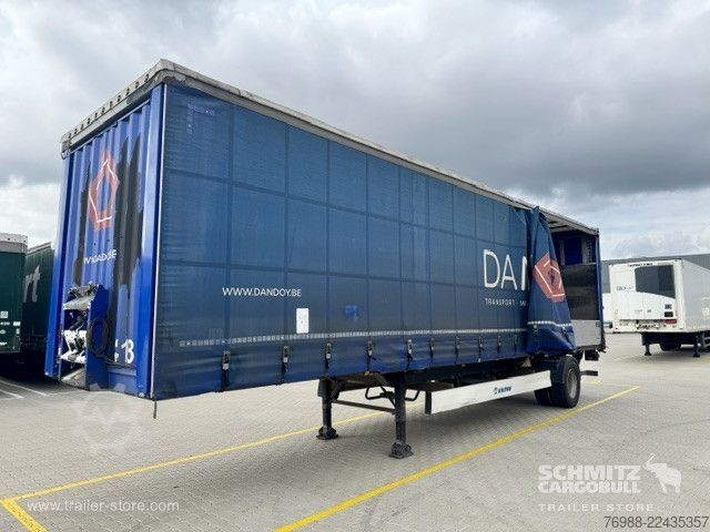 Semiremorcă deschisă cu prelată Krone Curtainsider Standard Ladebordwand