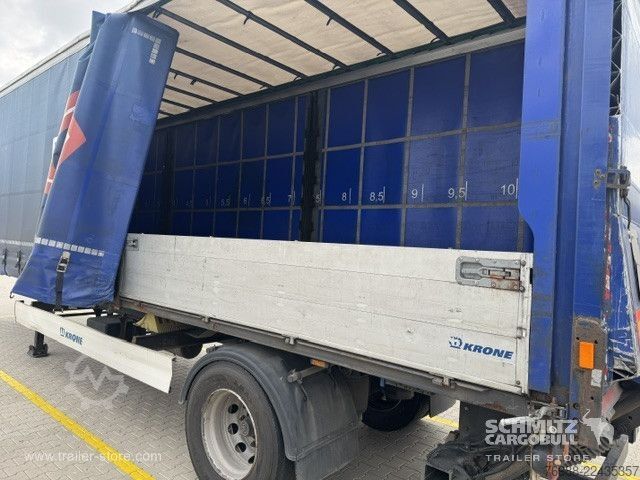 Semiremorcă deschisă cu prelată Krone Curtainsider Standard Ladebordwand