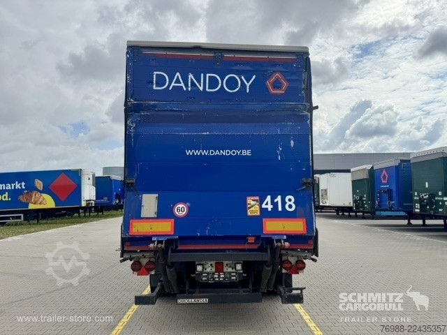 Semiremorcă deschisă cu prelată Krone Curtainsider Standard Ladebordwand