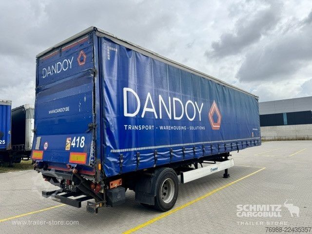 Semiremorcă deschisă cu prelată Krone Curtainsider Standard Ladebordwand