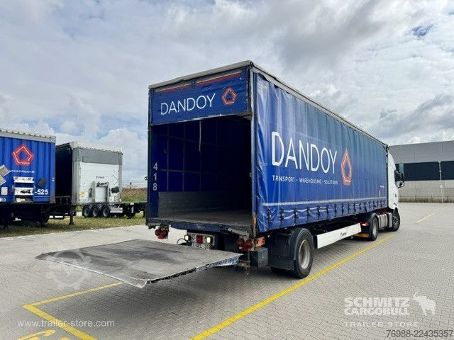 Semiremorcă deschisă cu prelată Krone Curtainsider Standard Ladebordwand