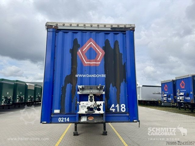 Semiremorcă deschisă cu prelată Krone Curtainsider Standard Ladebordwand
