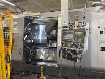 Centro de torneado y fresado CNC con 2 husillos principales OKUMA MAC TURN 350-W