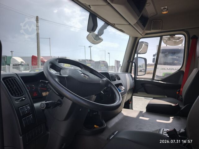 Camión plataforma con toldo RENAULT 26.320 D WIDE 6X2 EURO 6