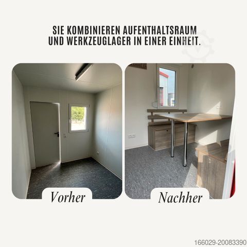 Poluprikolica za izmjenjive sanduke  Kombicontainer Büro / Lager