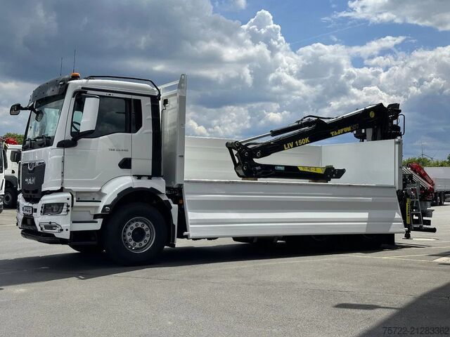 Xe ben có cần cẩu MAN TGS 33.440 6x4 BL Tajfun Liv L150K Recycling Kran