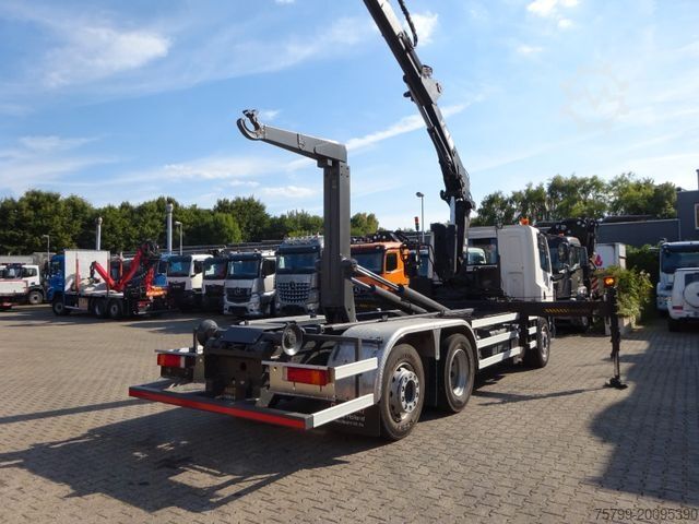Truk container hook arm (roll-off) DAF 28-250 CF Abroller + HIA B195-3 Kran