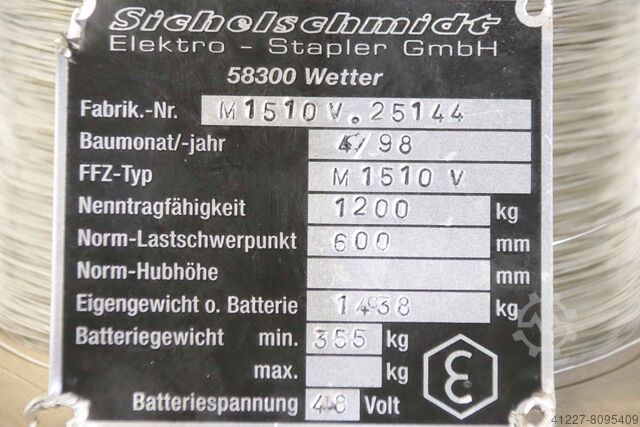 Sasis Sichelschmidt M 1510 V