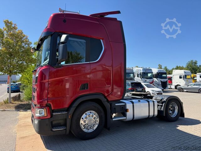 หัวลากมาตรฐาน SCANIA R500 /Retarder/VOLLLUFT/Leder/Navi/EURO6D/Alu