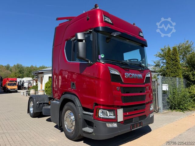 หัวลากมาตรฐาน SCANIA R500 /Retarder/VOLLLUFT/Leder/Navi/EURO6D/Alu