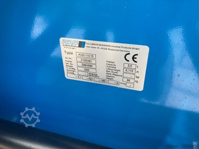 รถลากพาเลท Pfaff-Silberblau HU25-115 TS