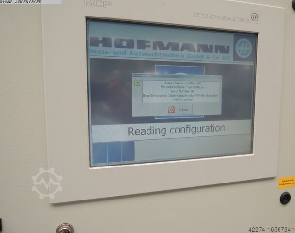 Auswuchtmaschine HOFMANN EO-Re / MC 10