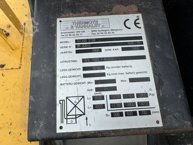 Viljuškar Daewoo Doosan D 150