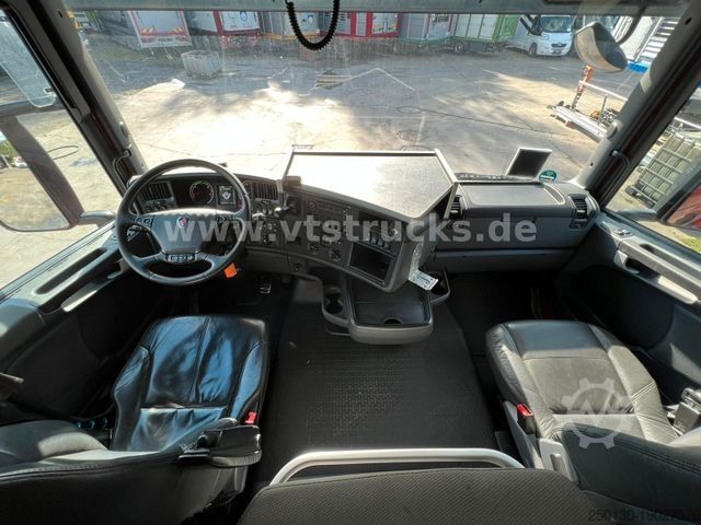 Cattle truck SCANIA R520 V8 4x2 Blatt/Luft KA-BA 3-Stock m. Hubdach