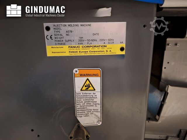 Elektrikli Enjeksiyon Makinesi FANUC Roboshot S150iA