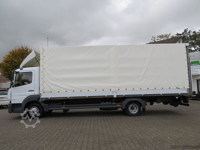 Atego 816 L plan med presenning 7,2 m og bakløfter Mercedes-Benz Atego 816