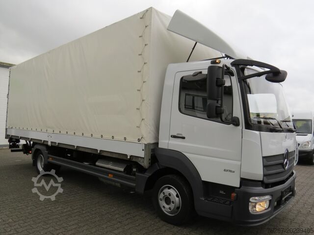 Atego 816 L plan med presenning 7,2 m og bakløfter Mercedes-Benz Atego 816