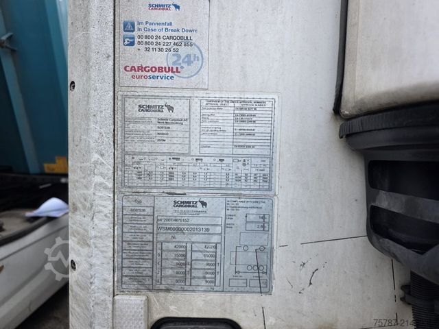 Kühlauflieger SCHMITZ CARGOBULL Tiefkühler, 3 Kammern, Lift, LBW, SCB*S3B
