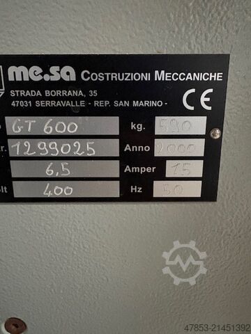 Máquina para fabricar puertas ME.SA GT600