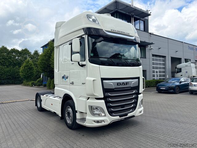 Đầu kéo tiêu chuẩn DAF XF 480 FT SSC, Intarder, Standklima, weiß