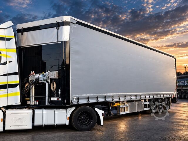 Otevřený návěs s plachtou SCHWARZMÜLLER Gabelstapler-Transporter, 2-teilige LBW, MIETEN?