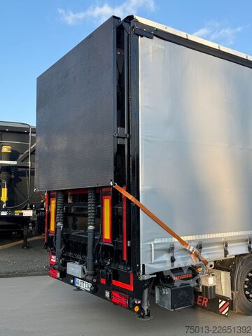 Otevřený návěs s plachtou SCHWARZMÜLLER Gabelstapler-Transporter, 2-teilige LBW, MIETEN?