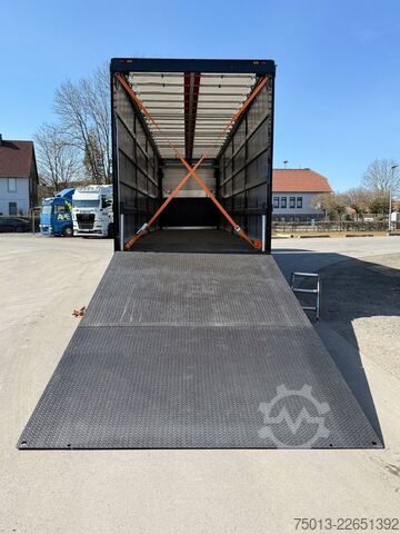 Otevřený návěs s plachtou SCHWARZMÜLLER Gabelstapler-Transporter, 2-teilige LBW, MIETEN?
