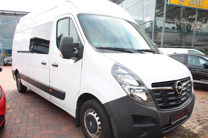 Furgoneta de caja alta OPEL Movano B Doka L3H3 6 Sitzer AHK Navi