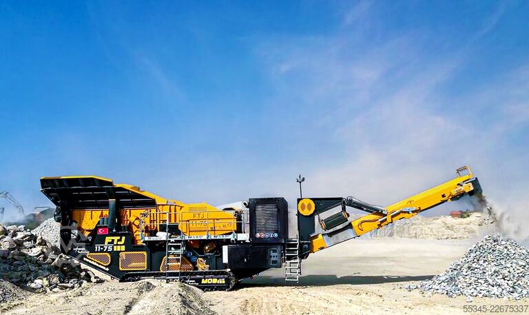 Гусеничный грохот (скальпирующий) FABO Tracked Screen Mobile Screening Plant FTJ-1175 FTB-1550