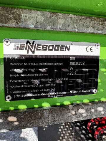 Перегрузочный экскаватор Sennebogen 818 Sennebogen 818