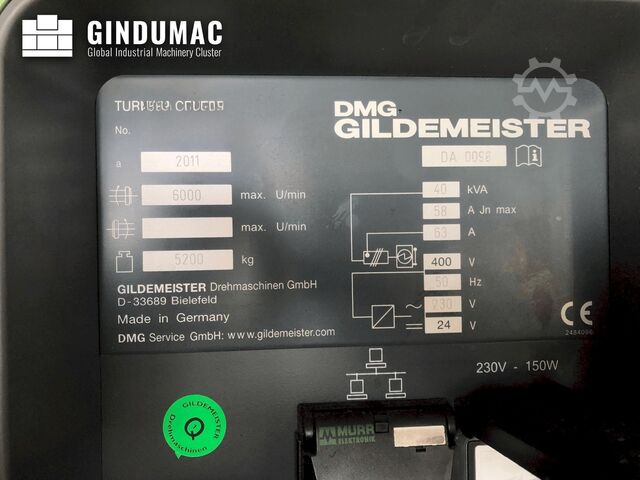 Vertikal-Drehmaschine DMG Gildemeister CTV 160