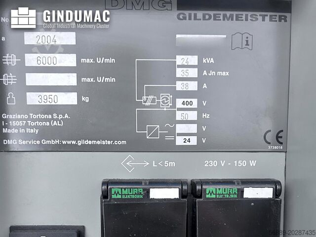 Horisontal dreiemaskin DMG Gildemeister CTX 310