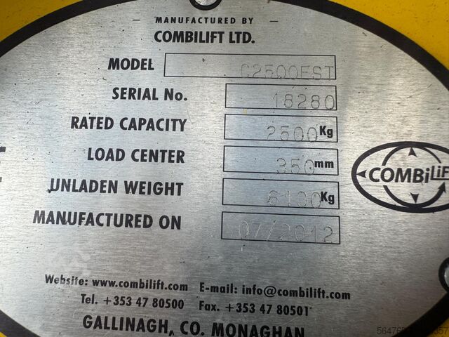 čtyřcestný vysokozdvižný vozík Combilift C2500 EST /Only 1451 hours/ Battery 81%