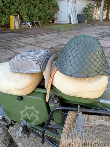 Oldtimer mótorhjól MS ES 250 hernaðarútgáfa MZ Motorradwerk Zschopau MS ES 250 / 2A