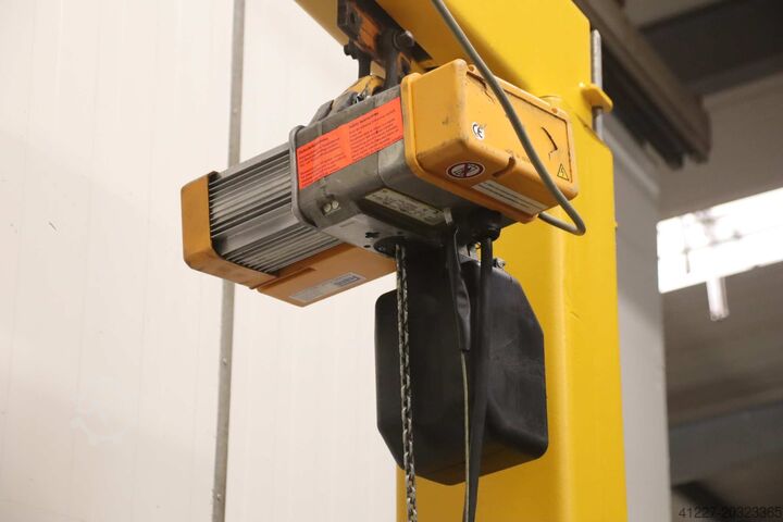 Pillar jib crane transportable boom 1.80 m/120 kg VEB KHZ 250