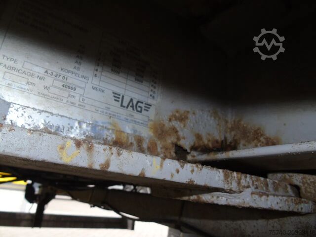 נגרר פלטפורמה LAG 3 AXLE