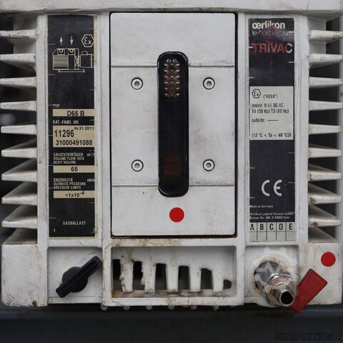 вакуумный насос Leybold / Oerlikon Leybold RUVAC WS 501 + TRIVAC D 65 B