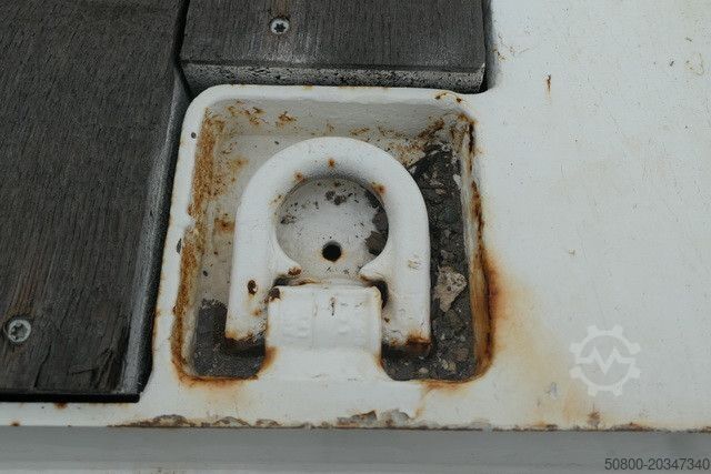 Zema kravnes piekabe MEUSBURGER MPJ 3, Rampen, Luft-Lift, Bordwände, Container